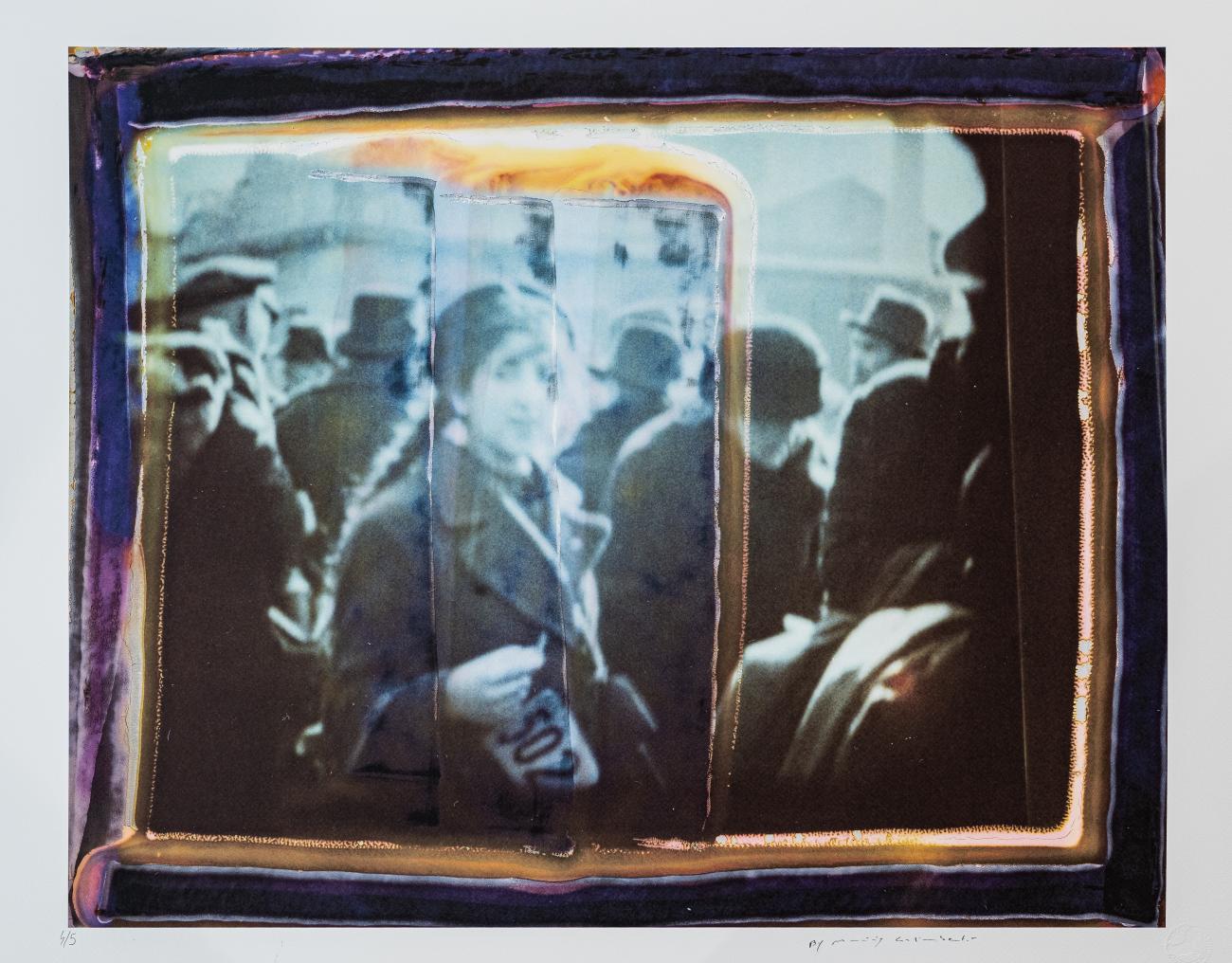 Maurizio Galimberti, Lissy Asser, 1999, pigmenti su cartoncino cotone 520 gr (ex. 4 di 5), 100 x 70 cm