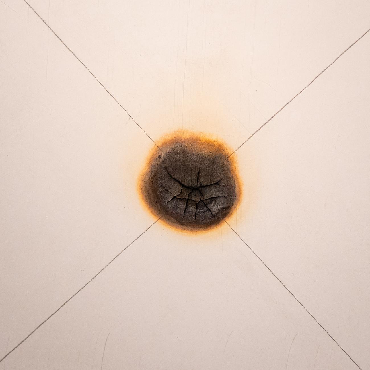 Vincenzo Ferrari, Pensare, Comunicare, Documentare, Rappresentare, Agire, (installazione di 5 opere, in pezzo unico), anni ’70, tecnica mista, 100 x 100 cm (singola opera)