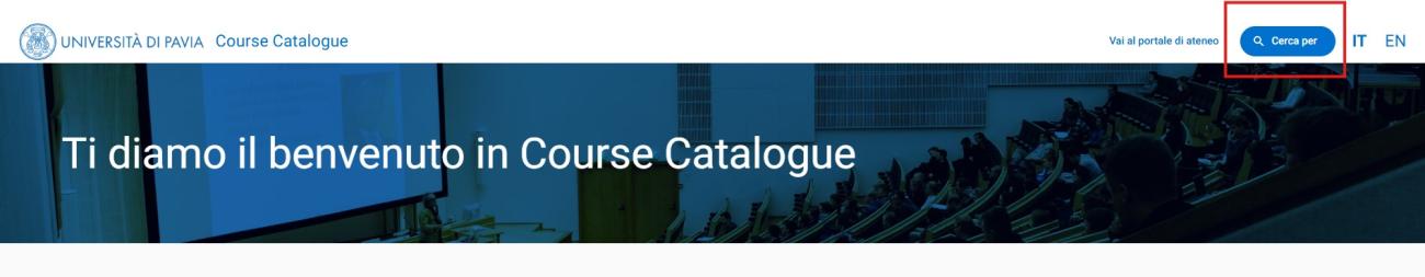 Course catalogue