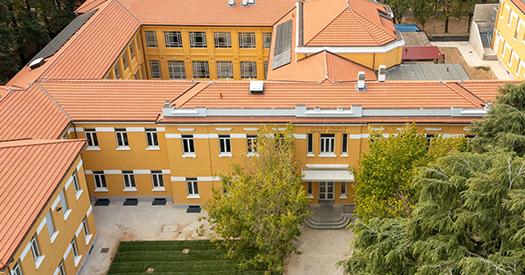 Vista area di una porzione del nuovo campus della salute