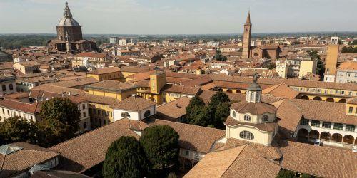 Vista aerea dell'Università e della città